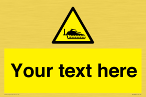 Custom warning grounding cruiser on lock cill